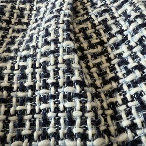 Janie and Jack Navy and White Tweed set